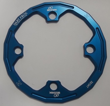 BX28B - Bashring Cruz Blu B.C.D. 104 mm - Copre fino al 34T